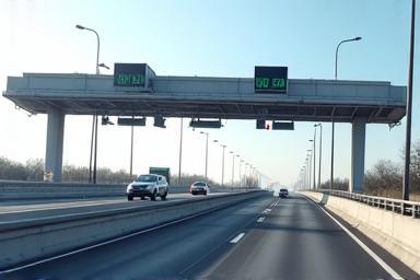 Image representing electronic toll collection technology.